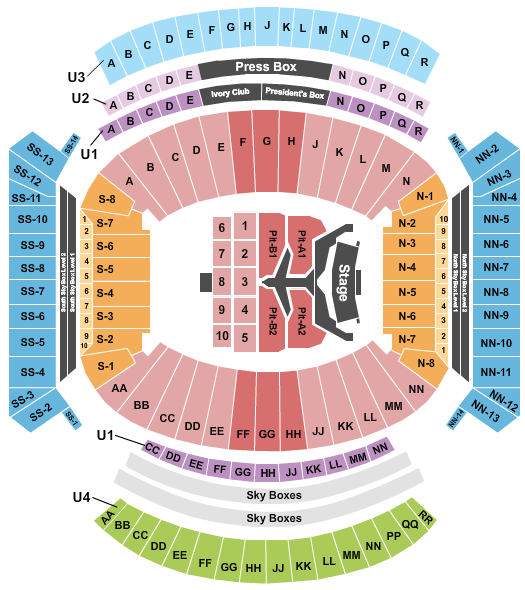 Bryant-Denny Stadium Morgan Wallen Seating Chart